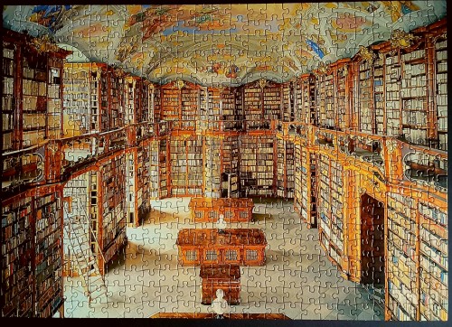 Библиотека монастыря августинцев, Святого Флориана, Австрия, 500.jpg