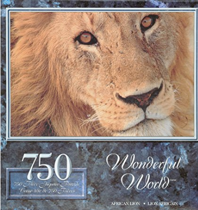 Wonderful World African Lion 750 Piece Jigsaw Puzzle by Sure-Lox.png