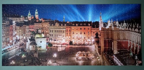 Krakow Main Square at Night.JPG