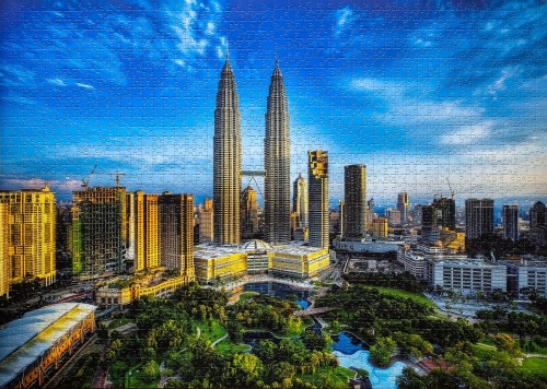 Petronas Twin Towers, Kuala Lumpur # Башни Петронас, 2000 (Trefl 27075).jpg