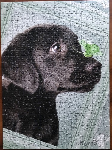 Ravensburger. Lucky Puppy. Счастливый щенок. 500. Арт. 14194 4.JPG