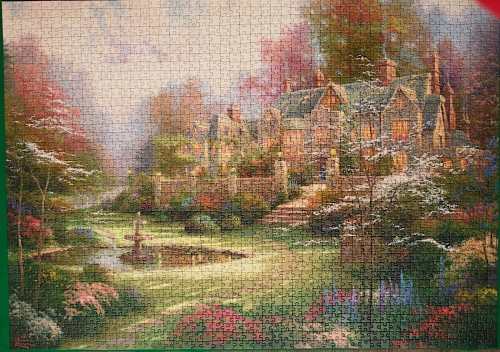 Shmidt, Thomas Kinkade, Gardens Beyond Spring Gate, 2000