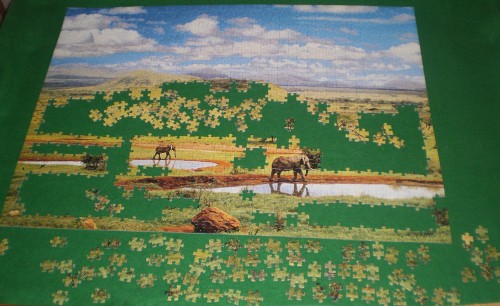 очень жалко, что не хватает одной детальки на рамке..(((((