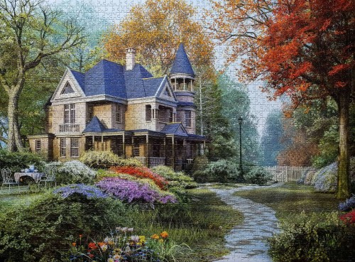 Victorian garden # Викторианский сад, 2000 (Castorland C-200344).jpg