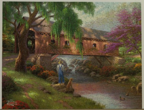 Ceaco, The old fishin' hole, Thomas Kinkade, 500