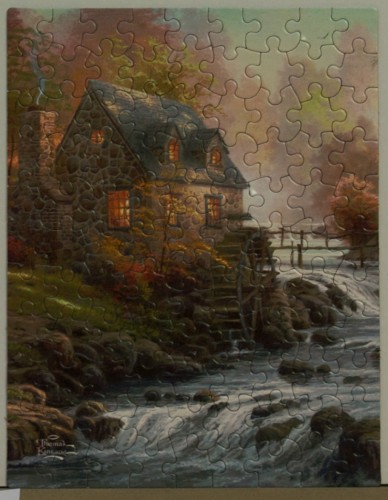 Ceaco, Cobblestone Mill, Thomas Kinkade, 100