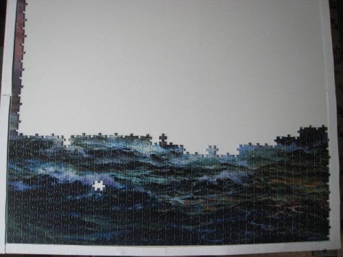 Парусник, Step puzzle, 4000, море, левая половина.jpg