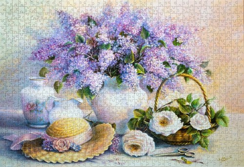 Flower Day, Trisha Hardwick # Цветочный День,Триша Хардвик, 1000 (Castorland C-102006).jpg