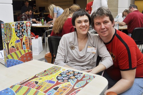 на память сфотался с Ариной sarret)