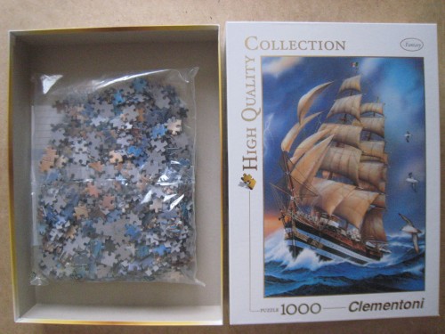 Парусник Америго Веспучи, Clementoni 1000, коробка.jpg