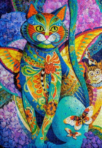 Feline fiesta # Кошачий праздник, 1500 (Castorland С-151448).jpg