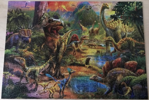 Educa. Land of Dinosaures. Земля динозавров. 1000. Арт. 17655.JPG