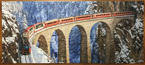 Castorland. Landwasser Viaduct, Swiss Alps. Виадук Ландвассер, Швейцарские Альпы. 600. Арт. B-060016.JPG