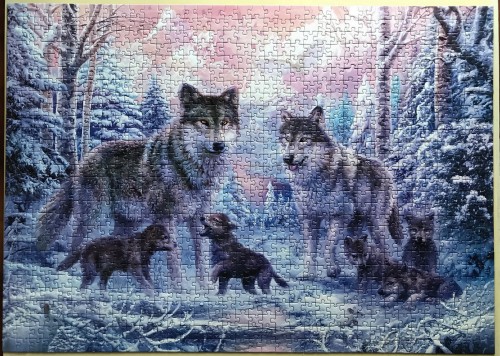 Ravensburger. Arctic Wolves. Арктические волки. 1000. Арт. 19146 8.JPG