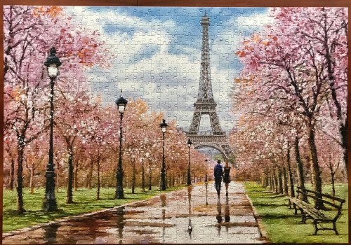 Castorland. Romantic Walk in Paris. Романтическая прогулка в Париже. 1000. Арт. С-104369.JPG