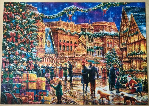 Trefl. Christmas Town Square. Рождественская городская площадь. 1000. Арт. 10554.JPG