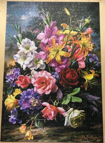 Castorland. A Vase of Flowers. Ваза с цветами. 1000. Арт. С-103607.JPG