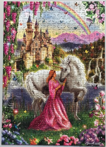 Educa. Fairy and Unicorn. Фея и единорог. 500. Арт. 17985.JPG