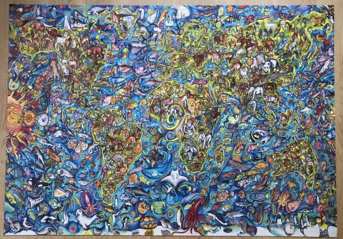 Step Puzzle. Карта мира.  4000. Арт. 85407.jpg