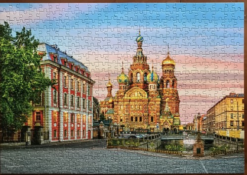 Castorland. The Church in Saint-Petersburg. Церковь в Санкт-Петербурге. 500. Арт. B-52257.jpg