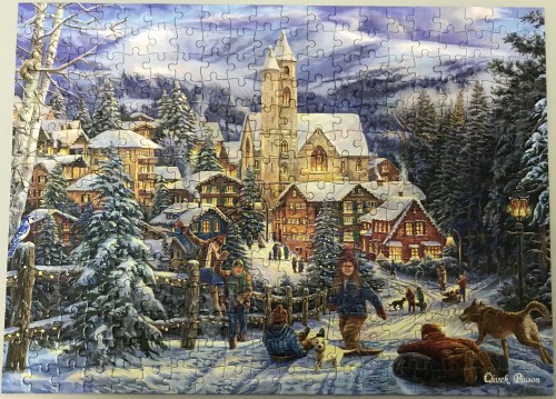 Castorland. Sledding to Town. Катание на санках в деревне. 300. Арт. B-030194.jpg (2.71 МБ) 423 просмотра Castorland. Sledding to Town. Катание на санках в деревне. 300. Арт. B-030194.jpg