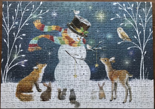 Educa. Snowman and friends. Снеговик и друзья. 500.jpg