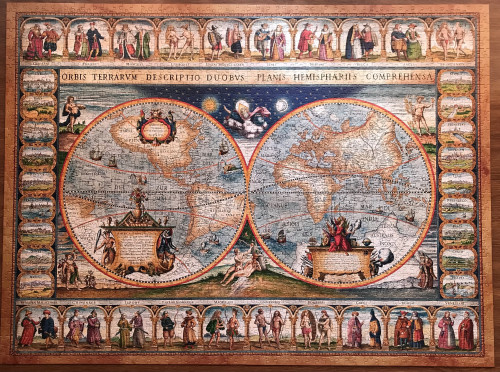 Castorland. Map of the World, 1639. Карта мира, 1639 года. 2000. Арт. C-200733.jpg