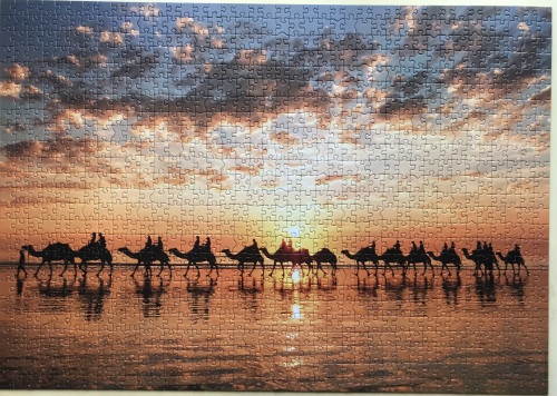 Educa. Golden Sunset on Cable Beach, Australia. Золотой закат на Кейбл-Бич, Австралия. 1000. Арт. 18492.jpg