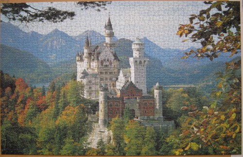 Нойшванштайн. 1500 деталей.