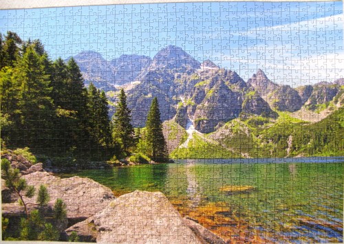 Morskie Oko Lake, Tatras, PolandОзеро Морское Око, Татры, Польша, 1000 (C-102235-1) 1000 шт .jpg