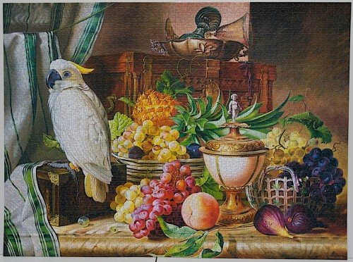 Castorland, Copy of Still Life With Fruit and a Cockatoo, Josef Schuster,3000