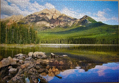 Pyramid Lake, Jasper National Park, Canada, Озеро,Хаспер Натиональ Парк, Канада,1500(С-150595).jpg