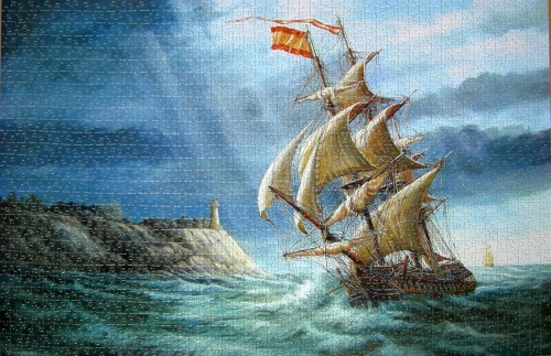 Santissima Madre in the Storm Сантиссима Мадре в шторм 1500 Castorland Касторленд.jpg