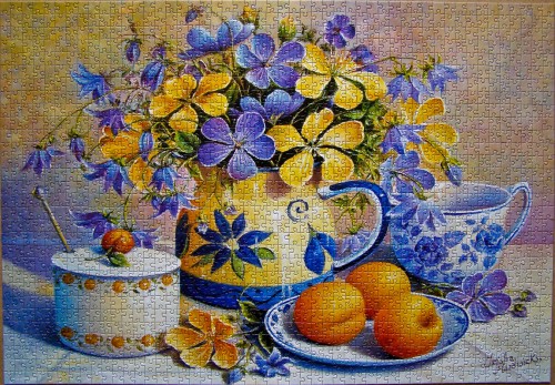 Apricot Preserve, Trisha Hardwick, Цветы и абрикосы Триша Хардвик,1500(С-150793).jpg