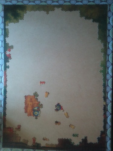 Переложила на ДВП, методом подбора собраны уголки