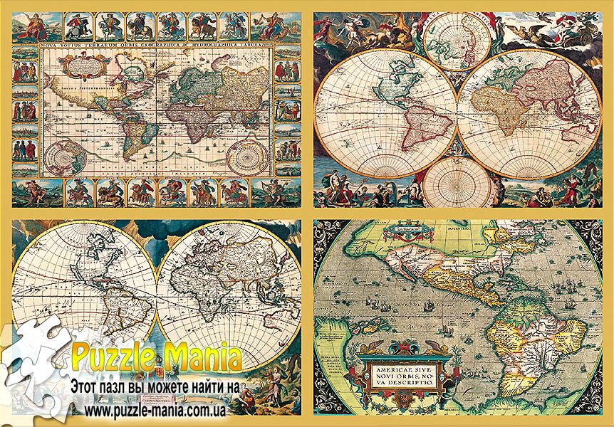 Пазл - Ravensburger - Historic World Maps - 17821.jpg