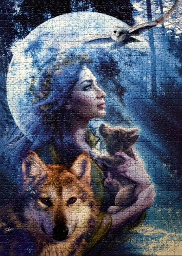 Ravensburger. Goddess of the Wolves 1000.jpg